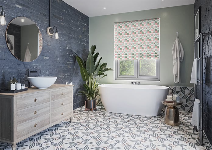 Castillo Velvet, Mystic - Motorised Roman Blind - Image 6